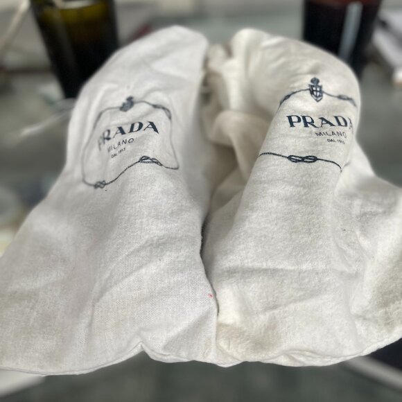 PRADA Black Patent Leather Platform Stiletto's with Ankle Strap - Picture 4 of 16